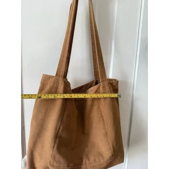 Brown Canvas Tote Bag - Picture 9 of 10